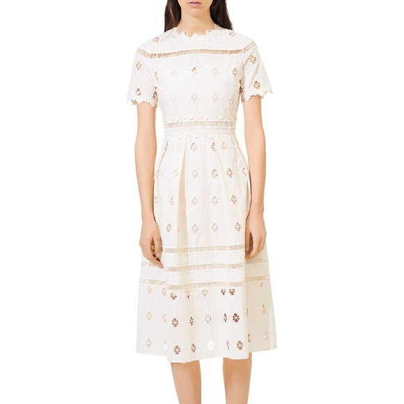 Maje Eyelet Dress
